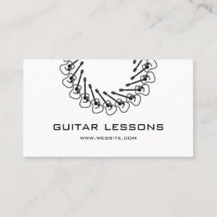 Tarjeta De Visita Clases de Guitarra