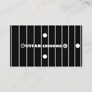 Tarjeta De Visita Clases de Guitarra en Línea Instructor de Música G