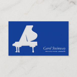 Tarjeta De Visita Clases de Piano