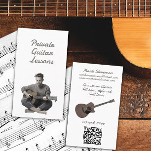 Tarjeta De Visita Clases Particulares de Guitarra