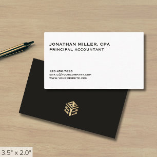 Tarjeta De Visita Clásica profesional minimalista