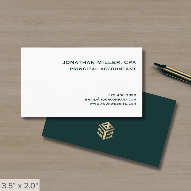 Tarjeta De Visita Clásica profesional simple (Subido por el creador)