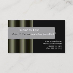 Tarjeta De Visita Clásico blanco blanco blanco de masculación corp