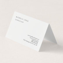 Clásico Blanco Elegante Profesional