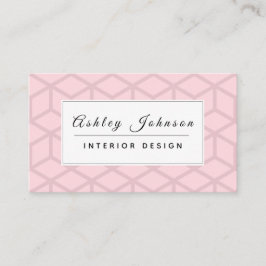 Tarjeta De Visita Clásico de Construcción del Diseñador de interiore