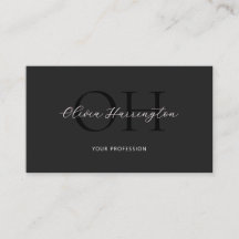 Clásico de escritura moderna en blanco y negro