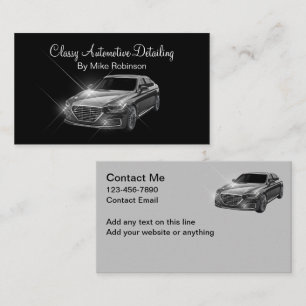 Tarjeta De Visita Clásico Detalle Automático Y Limpieza