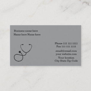 Tarjeta De Visita Clásico Médico 