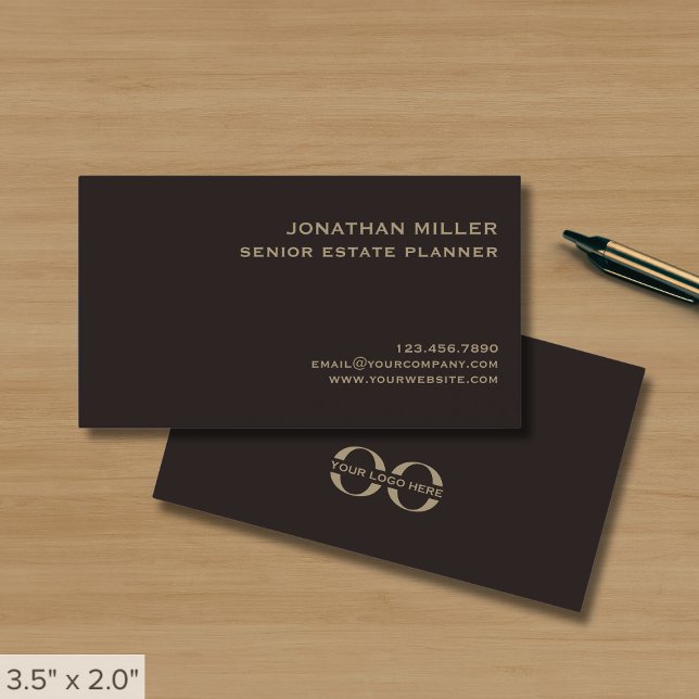 Tarjeta De Visita Clásico mínimo simple (Subido por el creador)