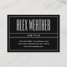 Clásico moderno profesional blanco y negro