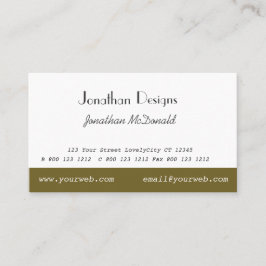 Tarjeta De Visita Clásico Personalizado tradicional único Platón mod