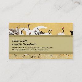 Tarjeta De Visita Clásico rico en aves de rebaño japonés