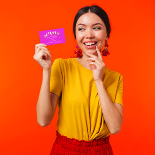 Tarjeta De Visita Clásico Servicio de Limpieza con logotipo Gold Ma