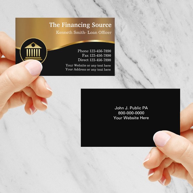 Tarjeta De Visita Clásicos Servicios Financieros (Subido por el creador)