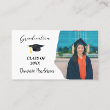 class of business cards graduate