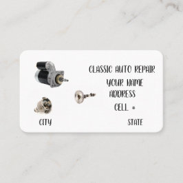 Tarjeta De Visita Classic Auto Repair Business Card