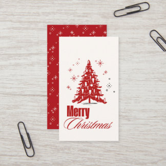 Tarjeta De Visita Classic Christmas Gift Tag for Holiday Wrapping