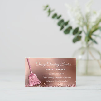 Tarjeta De Visita Classy Cleaning Services
