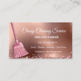 Tarjeta De Visita Classy Cleaning Services