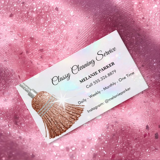 Tarjeta De Visita Classy Cleaning Services (Subido por el creador)