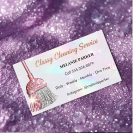Tarjeta De Visita Classy Cleaning Services
