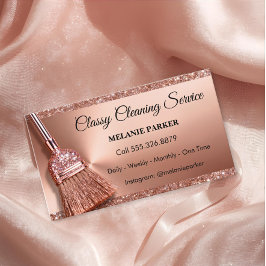 Tarjeta De Visita Classy Cleaning Services