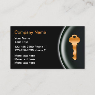 Tarjeta De Visita Classy Locksmith