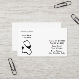 Tarjeta De Visita Classy Medical 