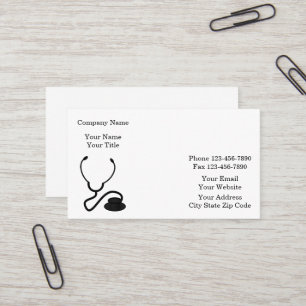 Tarjeta De Visita Classy Medical 