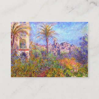 Tarjeta De Visita Claude Monet: Chalets en Bordighera