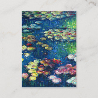 Tarjeta De Visita Claude Monet: Lirios de agua 3