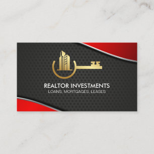 Tarjeta De Visita Clave de propiedad inmobiliaria Desarrollador