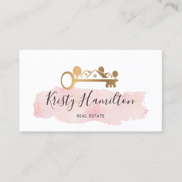 Tarjeta De Visita clave inmobiliaria profesional inmobiliaria add ph