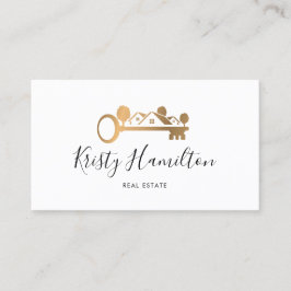 Tarjeta De Visita clave inmobiliaria profesional inmobiliaria add ph