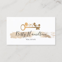 Tarjeta De Visita clave inmobiliaria profesional inmobiliaria add ph