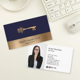 Tarjeta De Visita clave inmobiliaria profesional inmobiliaria insert