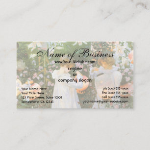 Tarjeta De Visita Clavel, Lirio, Lirio, Rosa de John Singer Sargent