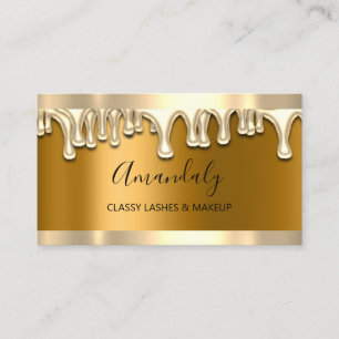 Tarjeta De Visita Clavos profesionales del artista de maquillaje de 