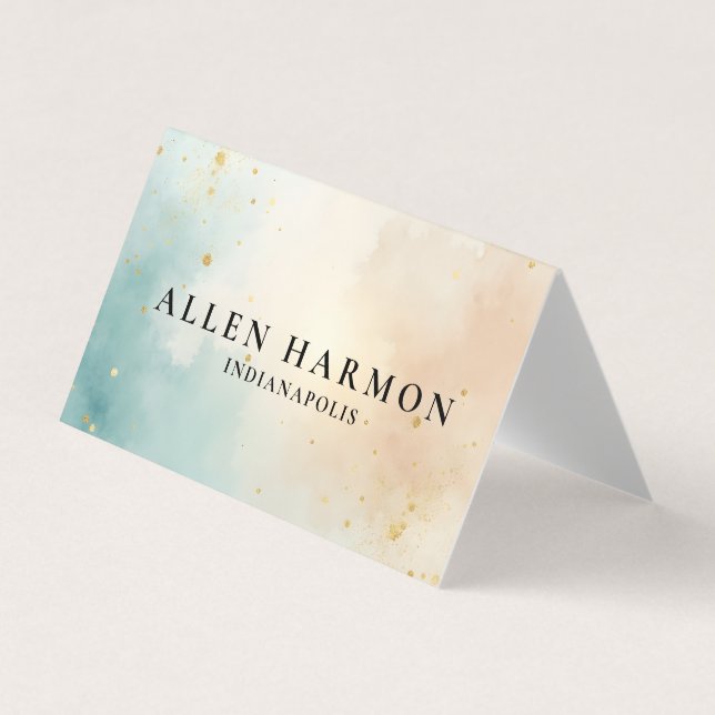 Tarjeta De Visita Clean Minimal Custom Family Name | 5-Minute Edit (Anverso)