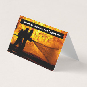 Tarjeta De Visita Cleveland Voluntarier Fire Department