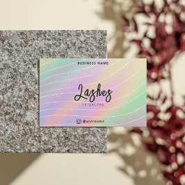 Tarjeta De Visita Cliente holograma de moda después de recibir instr