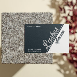 Tarjeta De Visita Cliente negro de latigazos grises y grises después