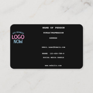 TARJETA DE VISITA CLIENTE SENCILLO Y CONTEMPORÁNEO LIMPIO DE MODA NE