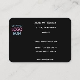 TARJETA DE VISITA CLIENTE SENCILLO Y CONTEMPORÁNEO LIMPIO DE MODA NE