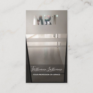 Tarjeta De Visita Clínica de radiología MRT y centro médico MRT