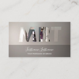 Tarjeta De Visita Clínica de radiología MRT y centro médico MRT