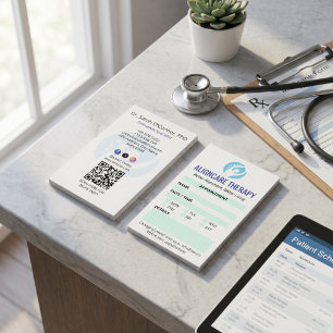 Tarjeta De Visita Clínica de Rehabilitación Ortopédica   Cita Modern