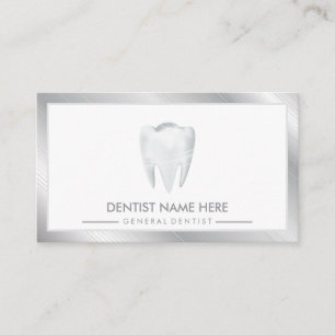 Tarjeta De Visita Clínica Dental Dentista Blanqueamiento de Dientes