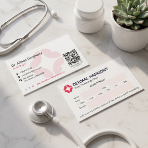 Tarjeta De Visita Clínica dermatológica Cita limpia