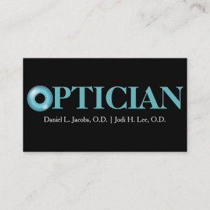 Tarjeta De Visita Clínica Oftálmica Doctor Óptico Empresa